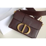 Montaigne Wine Red 𝙢𝙞𝙣𝙞 Box Bag